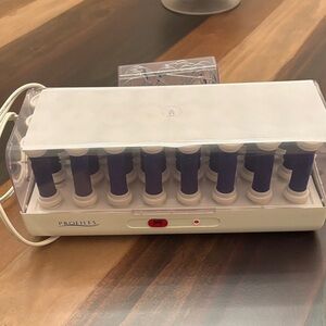 Profiles Electric Hair Roller Set with vibrant Blue Rollers